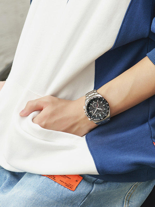 citizen /西铁城光动能男商务多局 时友海外日韩腕表