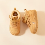 Зимние детские флисовые хаки удерживающие тепло сапоги подходит для мужчин и женщин для раннего возраста, коллекция 2021