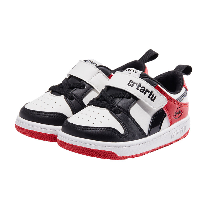 卡特兔板鞋2026新款春季男童防滑休闲鞋女童透气小白鞋儿童皮面鞋,淘宝优惠券,粉丝福利购,淘宝优惠卷