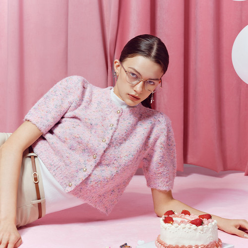 【李兰迪同款】宝丽来近视眼镜框金属框防蓝光可配度数0098 - 图1