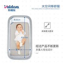 Portable crib neonatal cradle bed multifunction baby bed bb bed with folding European-style sleeping bed with mosquito net