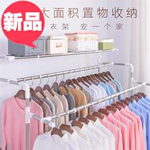  Solid folding clothes hanger for portable tourism floor upright with telescopic sunburn 9 clothes-lever mobile lifting cold hanger