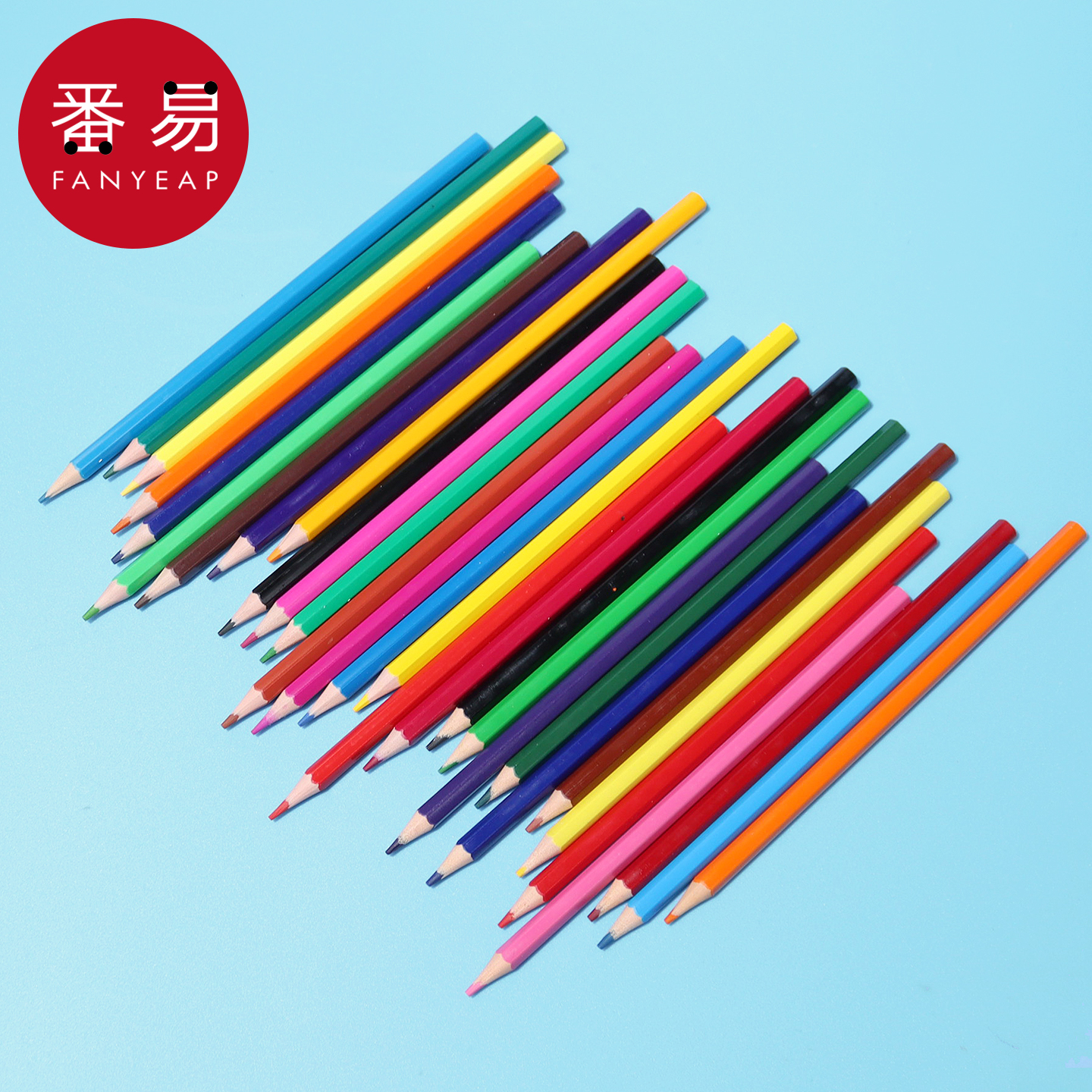 铅笔/彩色A1pq808-学生画画12/18/24色彩铅儿童初学者美术生手绘 - 图1