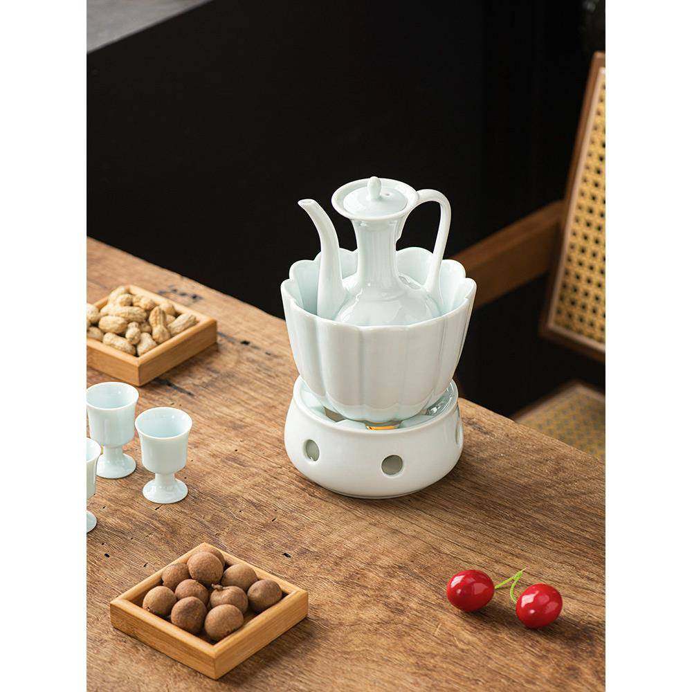 陶瓷温酒器暖酒壶家用酒具套件黄酒烫热酒中式仿古分酒仿宋壶酒杯,淘宝优惠券,粉丝福利购,淘宝优惠卷