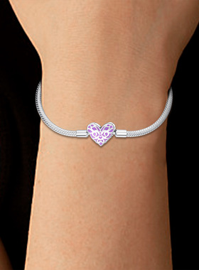 潘家铜镀银手链925万圣节halloween夜光复古手链珠跨境热销