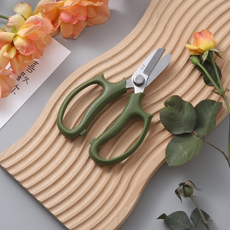 鲜花包装插花修枝剪刀家用修花剪刀不锈钢园林工具园艺剪枝花艺剪