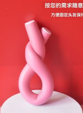 海绵卷发棒美懒人器头发