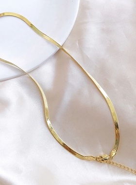 sweetbones基础款叠戴蛇骨链欧美肯豆同款ins风小众辣妹饰品