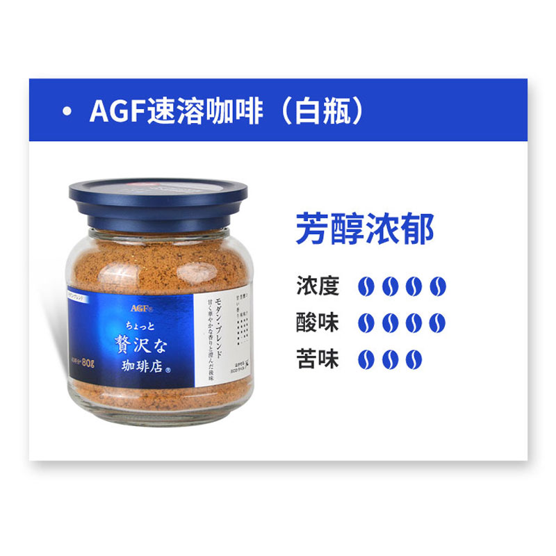 AGF速溶黑咖啡maxim马克西姆蓝罐冻干咖啡粉Blendy日本原装进口 - 图1