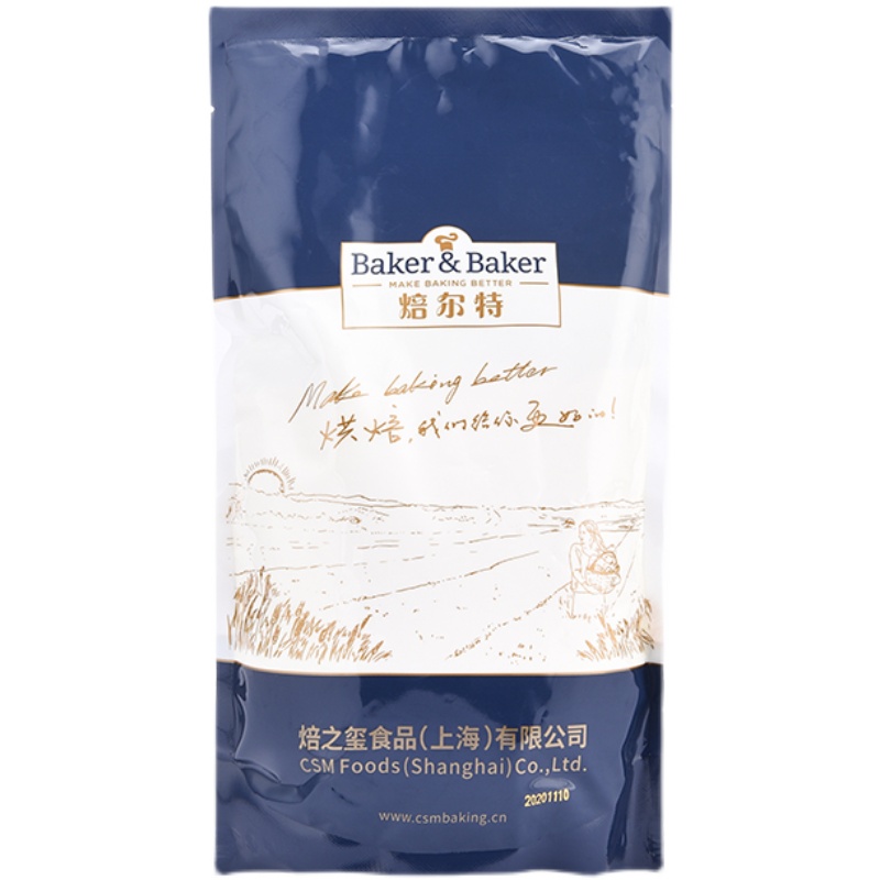 焙之玺（焙尔特）泡芙预拌粉1KG 蛋糕 脆皮 闪电泡芙法棍烘焙原料 - 图3