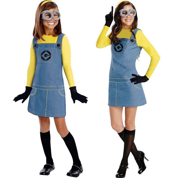 Halloween Performance Costume Children's Minions Cosplay Cos - 图1