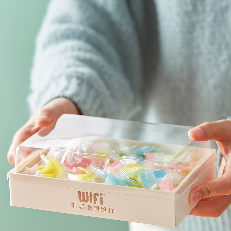 无糖薄荷糖果礼盒装强劲清凉口香糖 wifi旗舰糖果