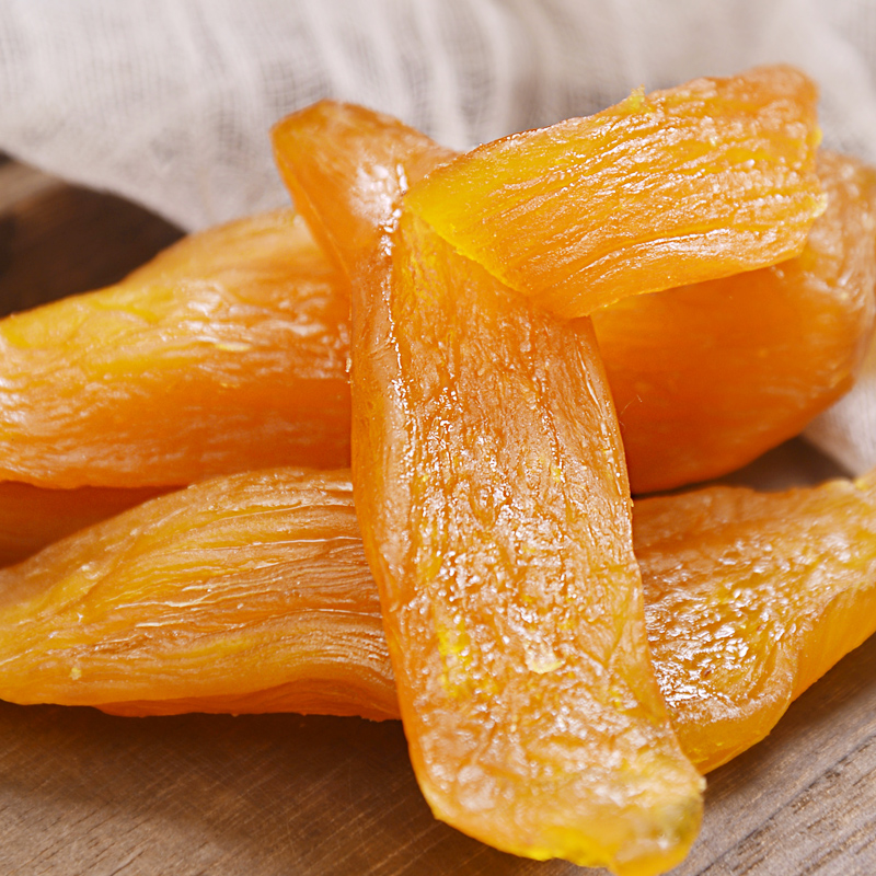 俏俏果金寨香薯干1kg倒蒸红薯干软糯小香薯干软糯地瓜干休闲零食 - 图2