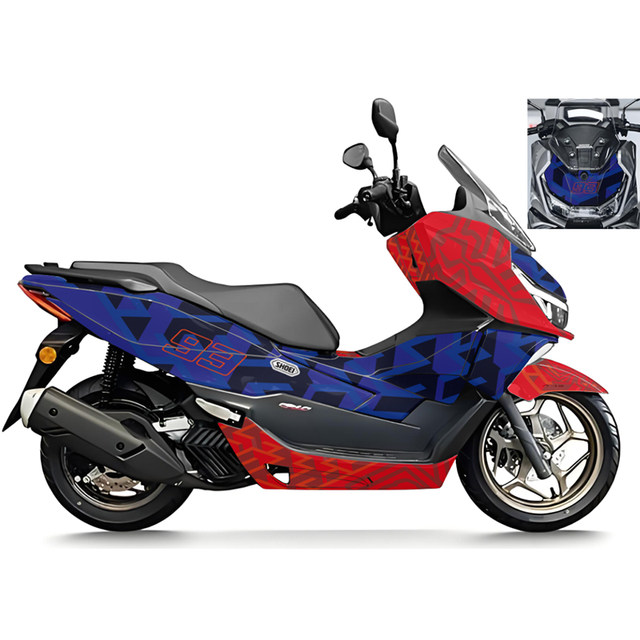 Honda NS150GX sticker waterproof print color changing film