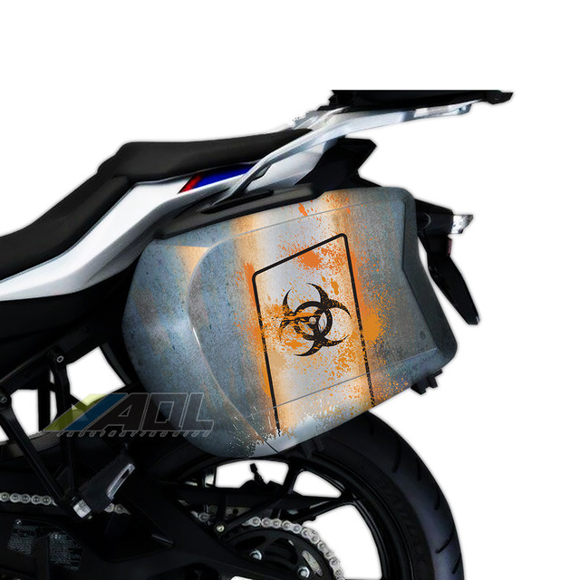 Suitable for BMW F900XR original side box stickers, personalized modified waterproof decal prints, color-changing car clothing protective film