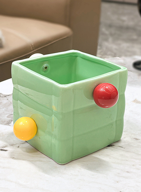 创意化妆刷收纳筒装饰摆件