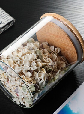 12件套玻璃竹盖罐珍珠棉
