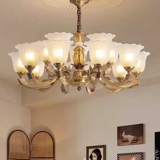 美式全铜吊灯欧式奢华客厅灯餐厅卧室灯简约法式大气复古高档灯具,淘宝优惠券,粉丝福利购,淘宝优惠卷