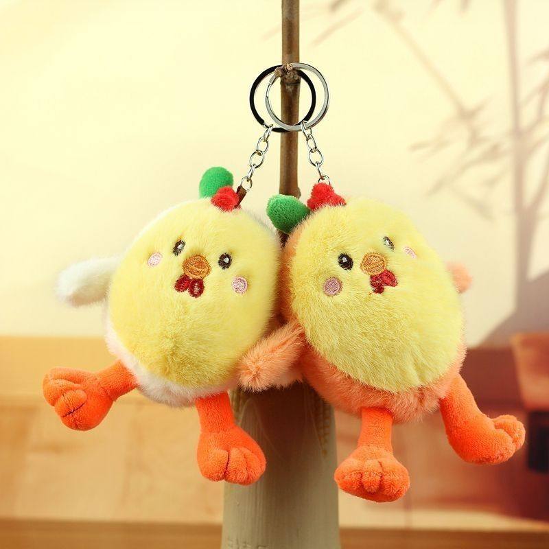 可爱小鸡毛绒挂件创意公仔卡通玩偶包包钥匙扣挂饰活动礼物幼儿园,淘宝优惠券,粉丝福利购,淘宝优惠卷