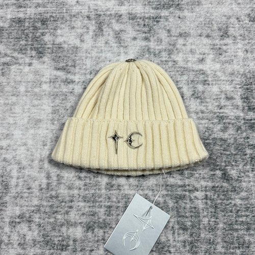 Thug Club 25fw 星月针织毛线冷帽 金属logo帽子保暖套头帽韩国 - 图3