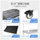Plastic three-layer food delivery truck, dish truck, restaurant, hotel bar car, silent wheel, multi-purpose hand push tool truck