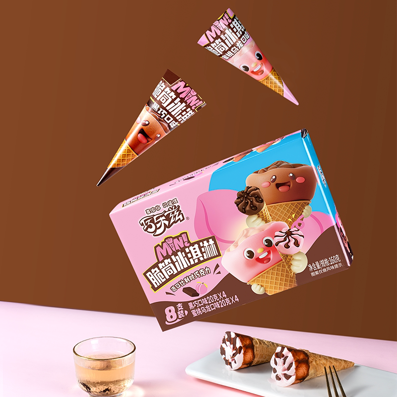 【曹颖甄选】伊利冰淇淋巧乐兹多口味组合共22支+1盒