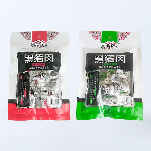 湘恋忆深黑猪肉湖南特产小吃零食休闲肉食熟食真空即食猪肉干 - 图1