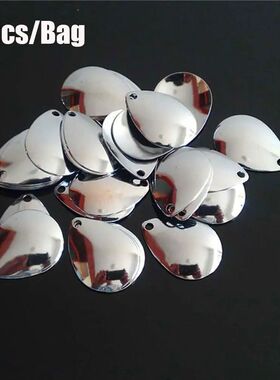 50PCS Fishing Attractor Spinner Accessory Fishing Flattie At