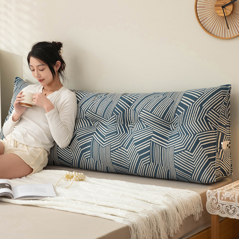 棉麻无床头软包靠垫大靠背垫2025新款榻榻米飘窗床上靠墙后背靠枕,淘宝优惠券,粉丝福利购,淘宝优惠卷