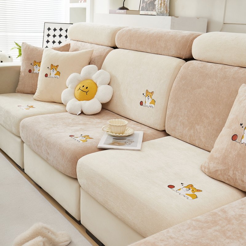 雪尼尔沙发罩全包卍能套子2024新款四季通用型防滑罩笠三座一贵妃,淘宝优惠券,粉丝福利购,淘宝优惠卷