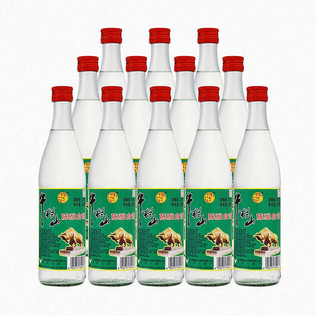 北京牛栏山二锅头42度陈酿正品白牛二浓香风格白酒整箱500ml*12瓶-图3