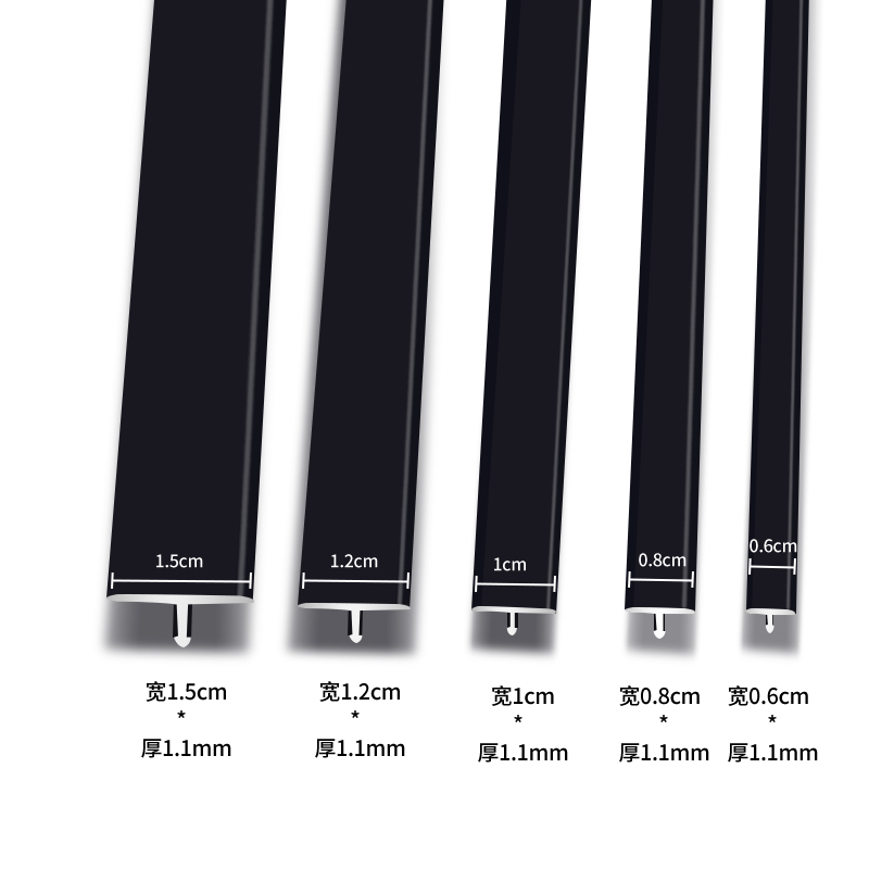 铝合金T型背景墙装饰条不锈钢嵌入式收口压条衣柜门金属T型填缝条 - 图2