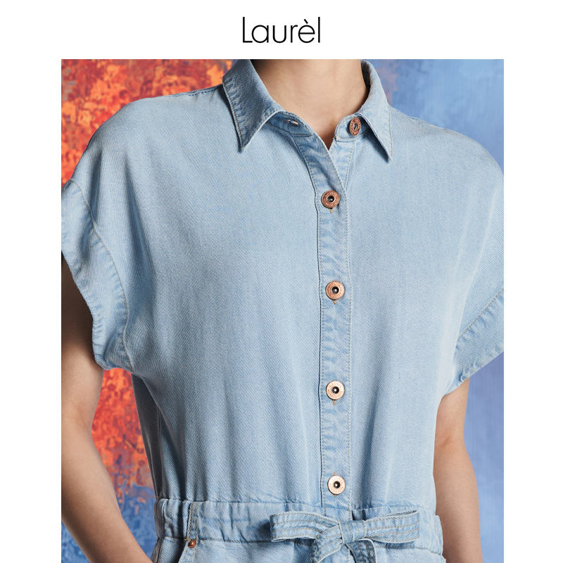 Laurel抽绳短款连体裤女