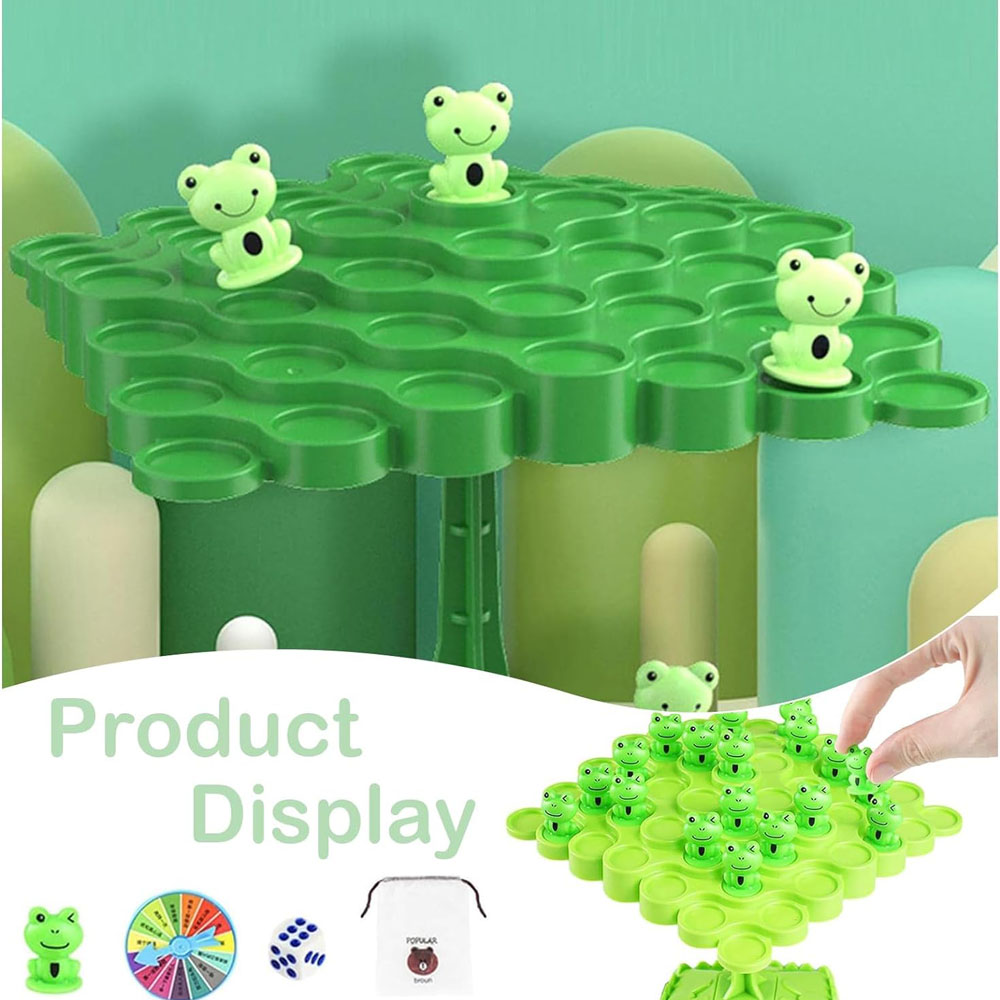 Frog Balance Board Game Two-Player Balanced Tree Desktop toy - 图2