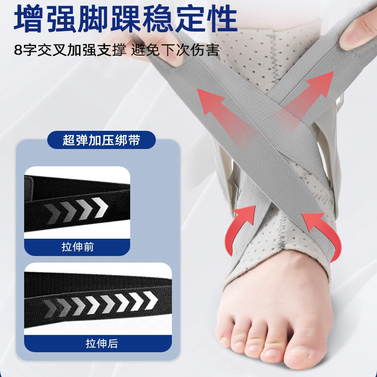 医用硬护踝韧带损伤防崴脚运动扭伤关节骨折支具可行走穿鞋固定器 - 图1