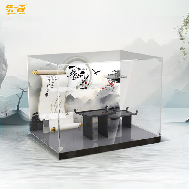 Le Yibai suitable for Pop Mart DIMOO One-cup Fengyue series figure storage blind box scene display box