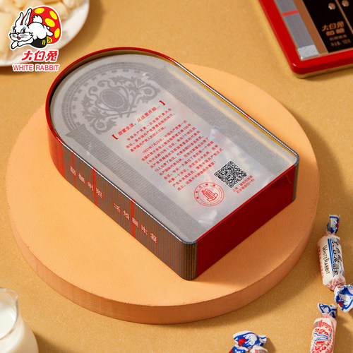 大白兔×一大文创纪念设计奶糖礼盒装送礼休闲零食婚喜糖上海正品 - 图1