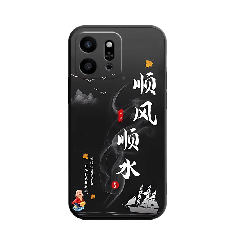 适用荣耀Play9t手机壳ALT-AN00镜头保护ryplay9t女款play9t男款荣誉plαy9t全包alt-an0o黑色honorpiay9t硅胶-图3