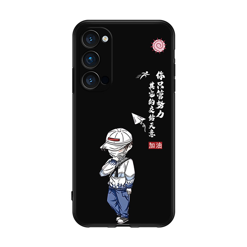 适用opporeno4手机壳PDPM00挂绳opreno4镜头保护opp0reno4支架oppireno4加钢化膜poopreno4学生高级感耐脏潮 - 图3