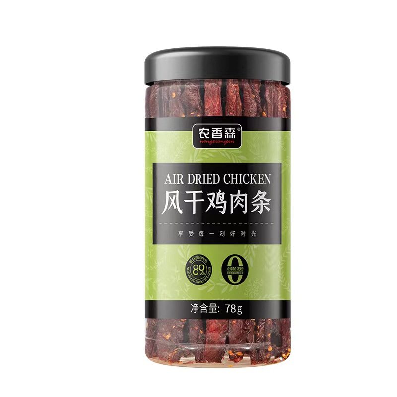 农香森风干鸡胸肉干手撕解馋健身代餐办公室小零食鸡肉条78g/500g,淘宝优惠券,粉丝福利购,淘宝优惠卷