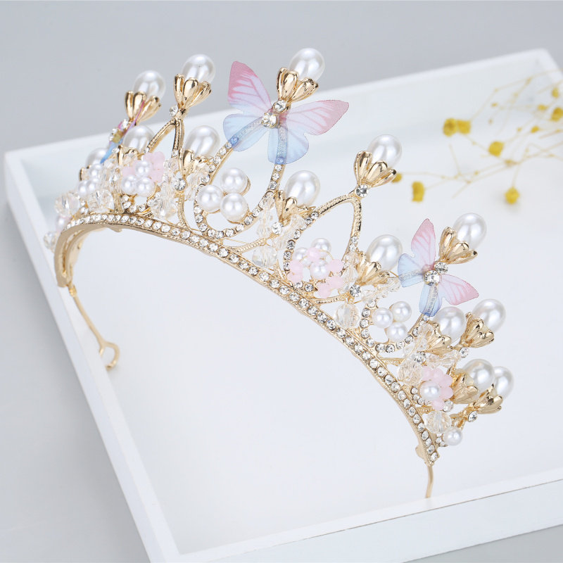 新款儿童皇冠头饰公主生日演出走秀学生小孩王冠金色表演女童发饰,淘宝优惠券,粉丝福利购,淘宝优惠卷