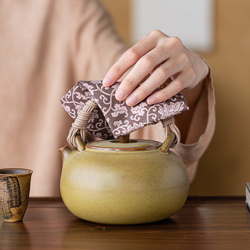 中式方形双面绒强力吸水干泡茶巾国风家用茶桌桌布禅意养壶巾茶道 - 图1