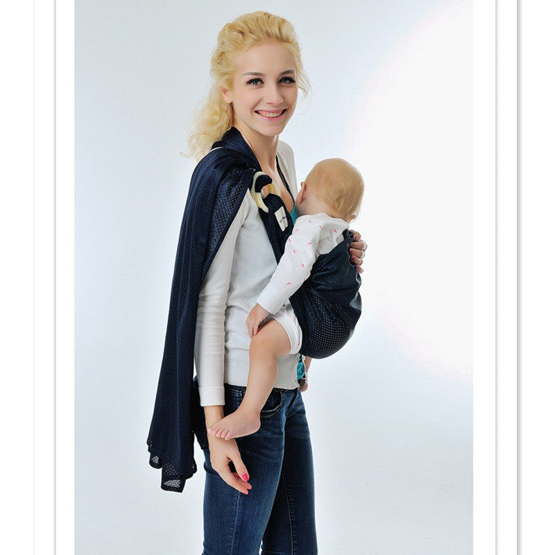 跨境工厂宝宝儿童婴儿背带婴儿背巾有环扣网格透气育儿背巾背袋巾,淘宝优惠券,粉丝福利购,淘宝优惠卷