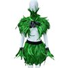 Easter Costume Feather Scarf Fake Collar Skirt Bracelet Set Masquerade Costume Clothing Accessories