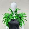 Easter Costume Feather Scarf Fake Collar Skirt Bracelet Set Masquerade Costume Clothing Accessories
