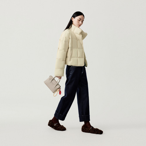 indicia标记商场同款2025秋冬新款女装直筒裤子牛仔裤F2D5NK535C - 图2