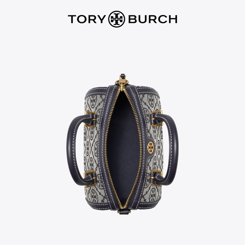 TORY BURCH汤丽柏琦 T MONOGRAM迷你酒桶包波士顿包82939-图3