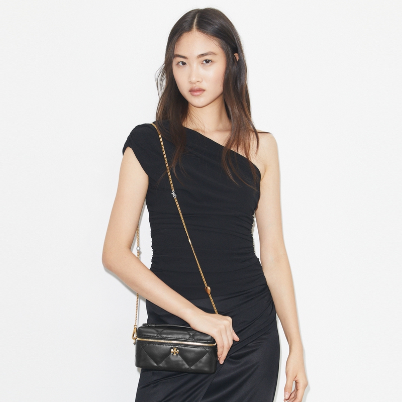 TORY BURCH 汤丽柏琦 KIRA 迷你化妆盒子包女包 178159 - 图1