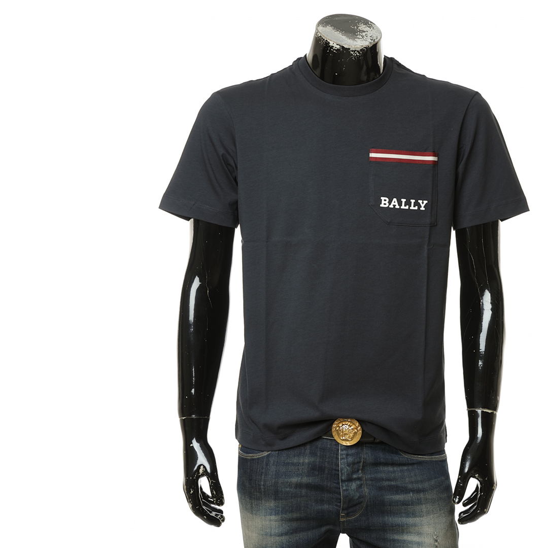 Bally/巴利海外直邮 男士时尚休闲圆领百搭短袖T恤 599112 00317 - 图3