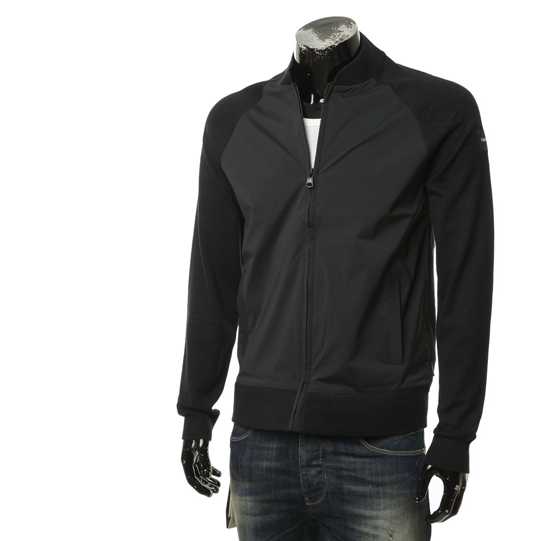 calvin klein休闲针织拼接男士夹克 叁仟良品海外夹克